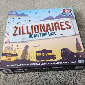 Zillionaires Road Trip USA: Family Board Game for Kids and Adults, 2-5 Players